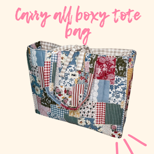 Carry All Boxy Tote