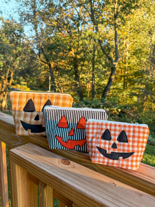 Pumpkin bag, Medium Pin Stripes